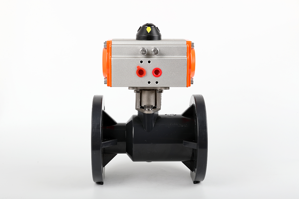 驿城气动法兰一体球阀